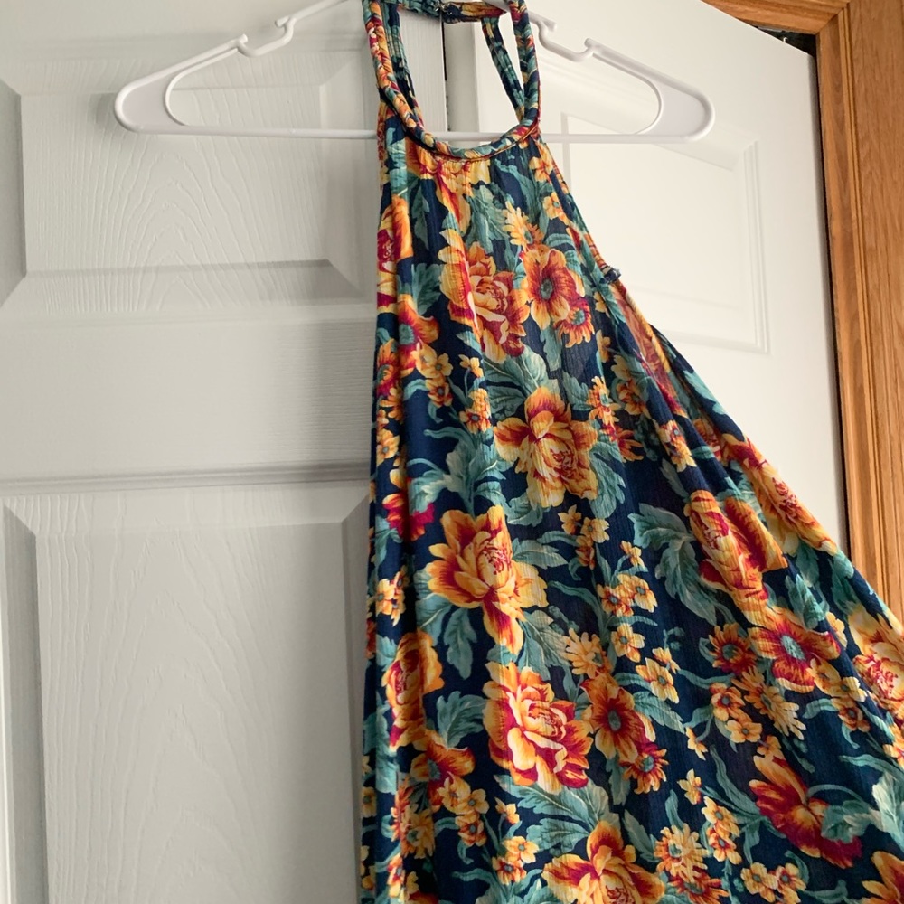American Eagle Halter Hawaiian Dress